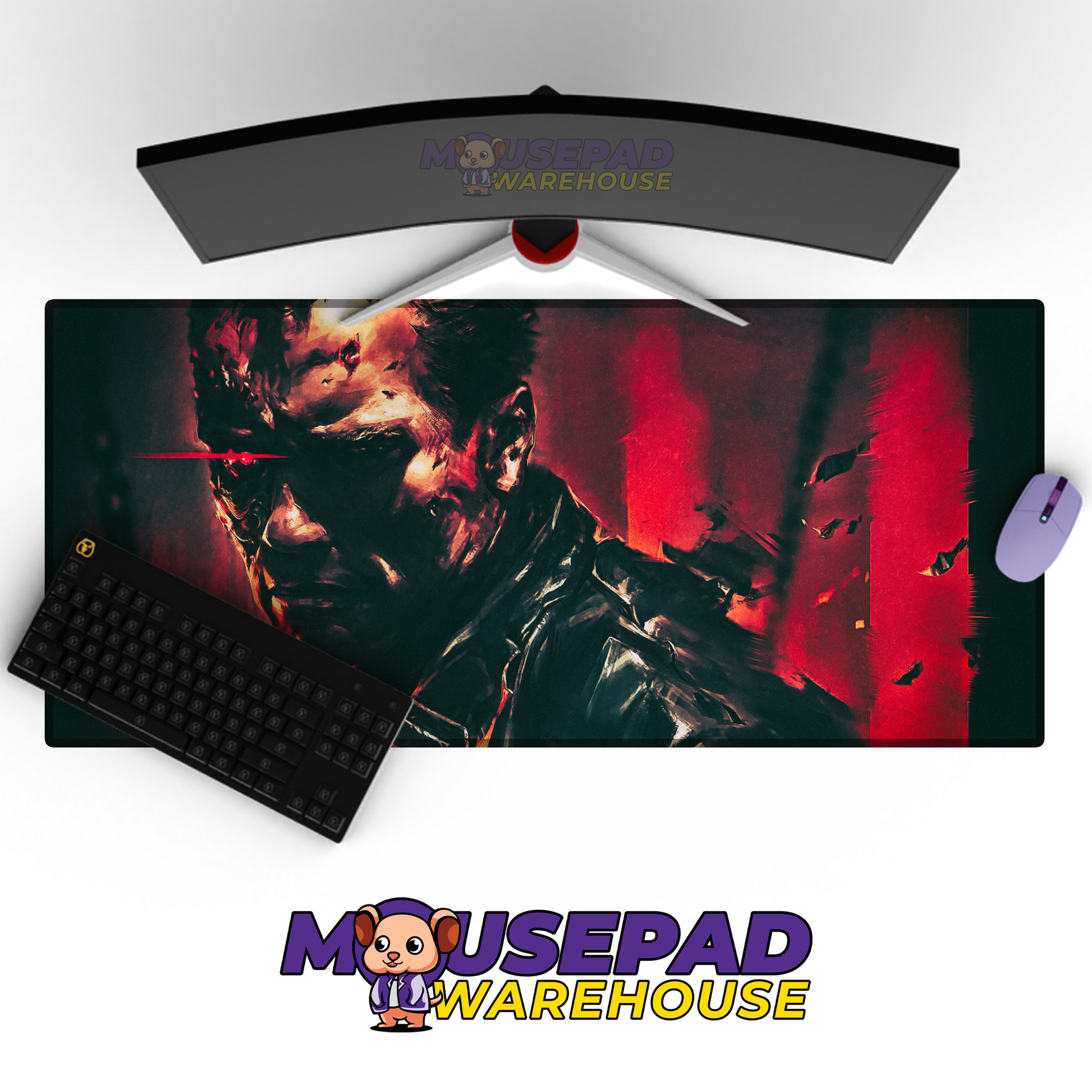 The Terminator V1 Mousepad Mockup