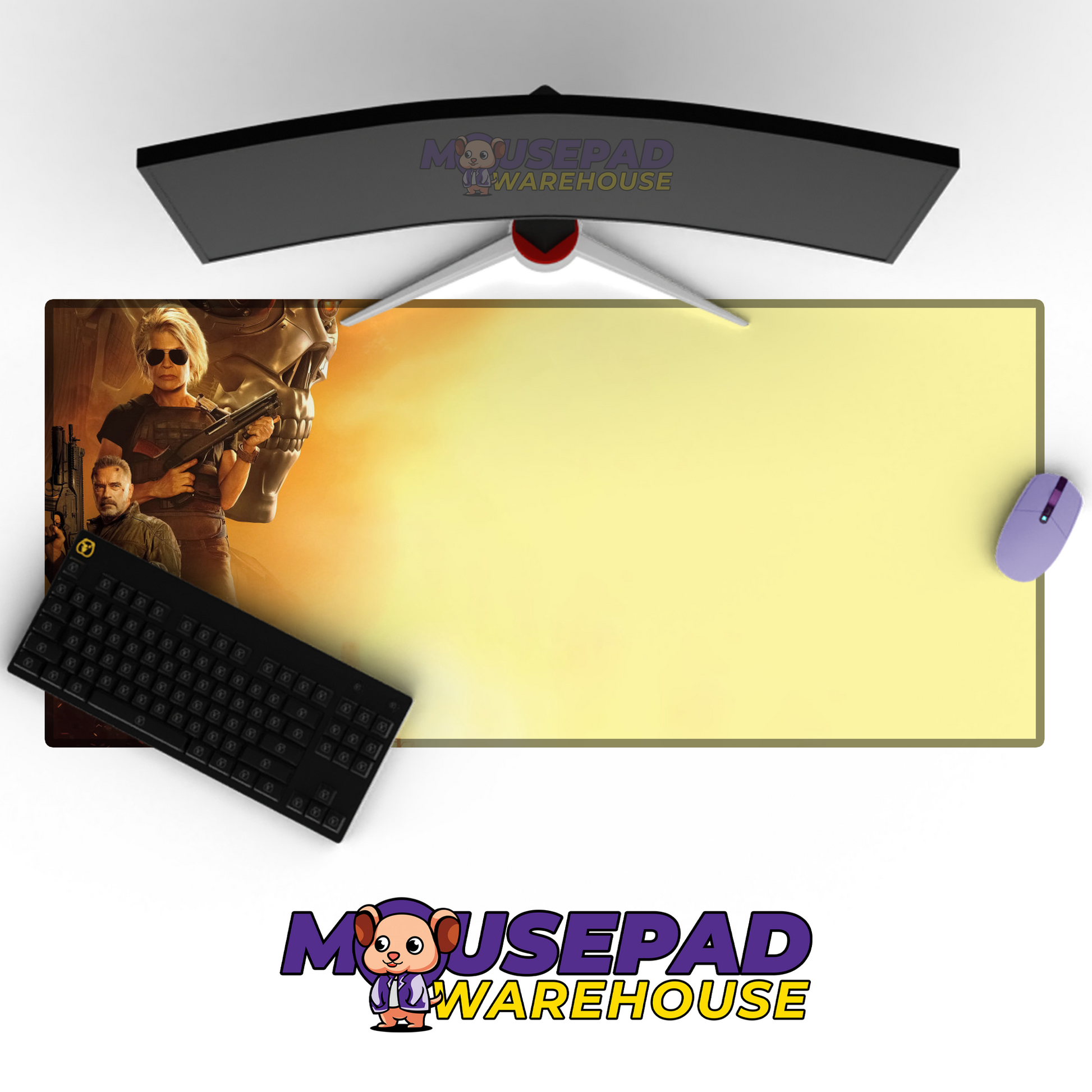 The Terminator V4 Mousepad Mockup