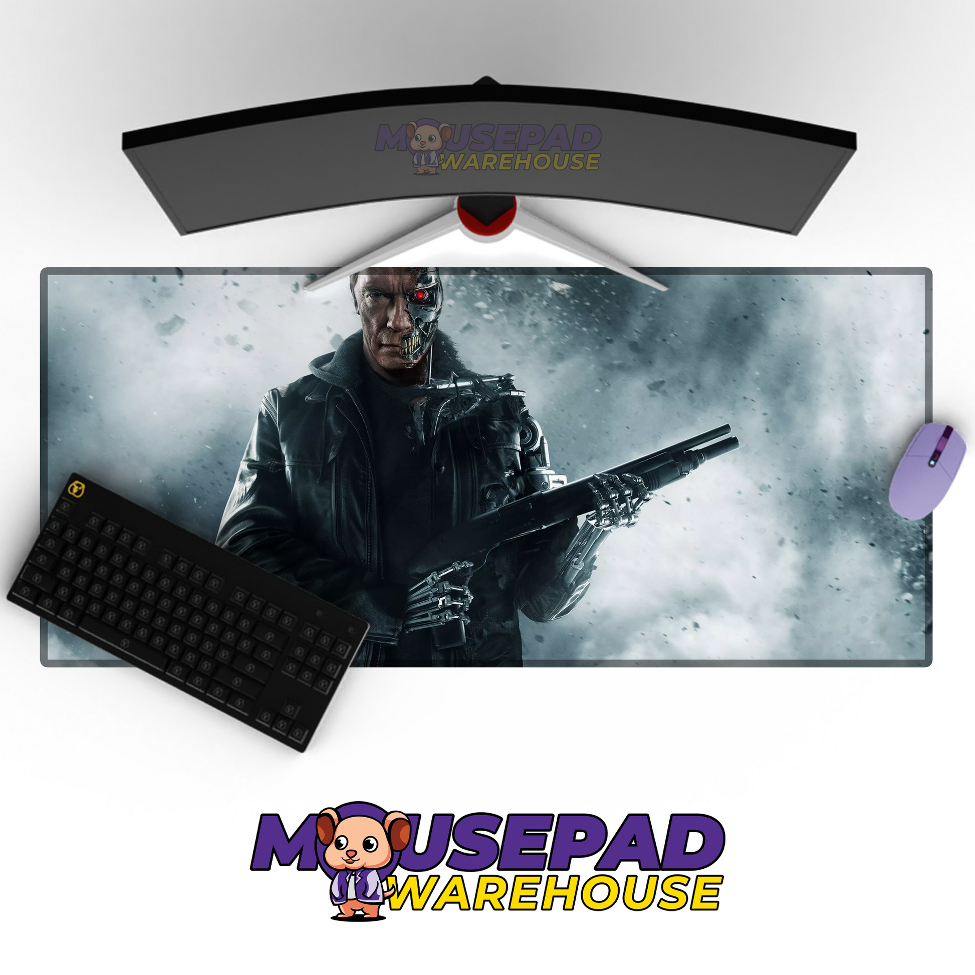 The Terminator V6 Mousepad Mockup