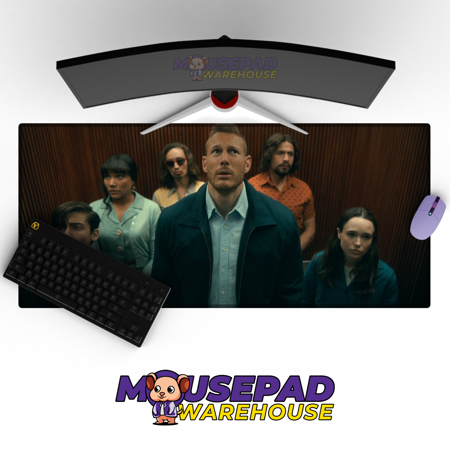 The Umbrella Academy V11 Mousepad Mockup