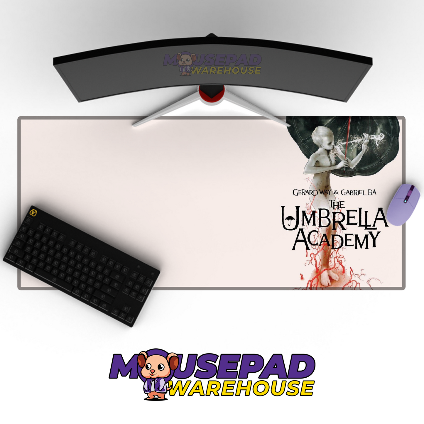 The Umbrella Academy V12 Mousepad Mockup