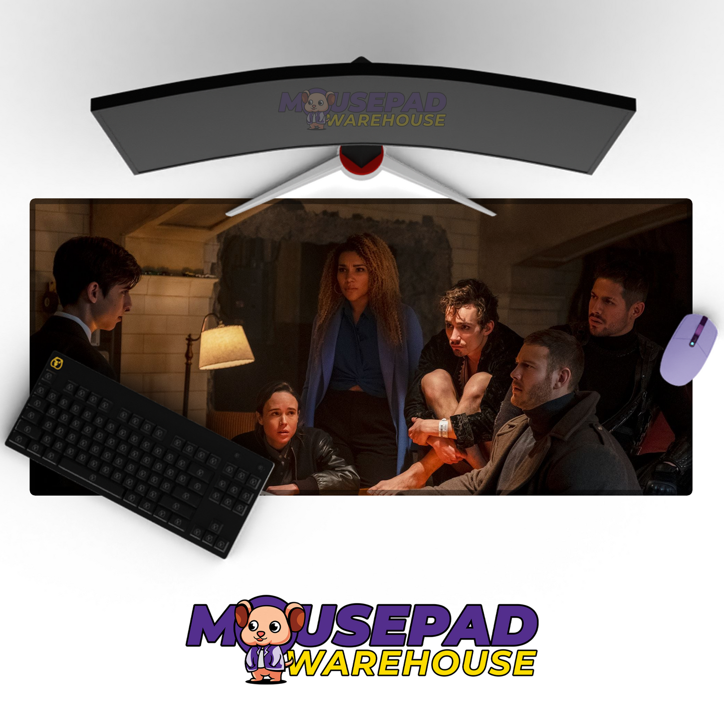 The Umbrella Academy V14 Mousepad Mockup
