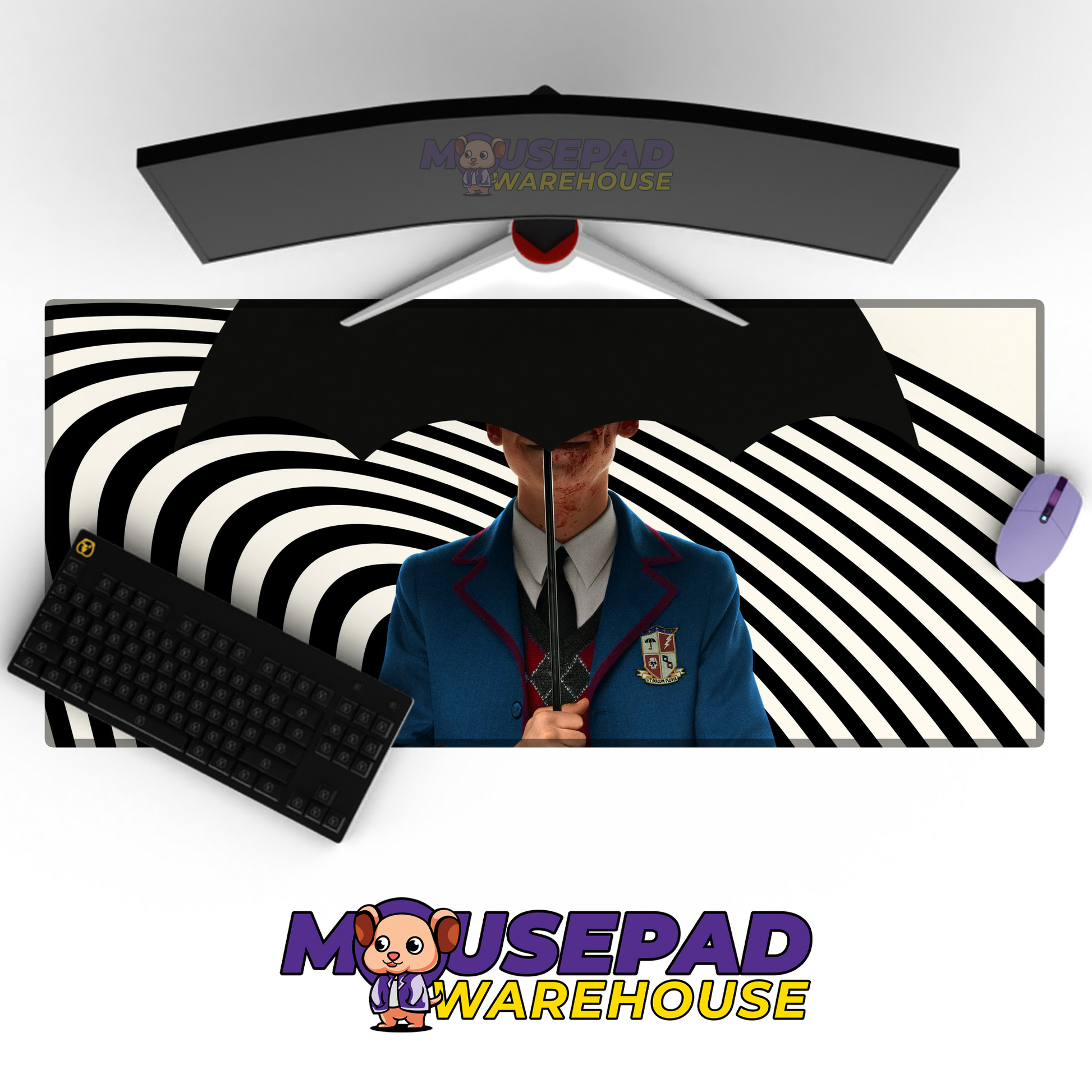 The Umbrella Academy V15 Mousepad Mockup