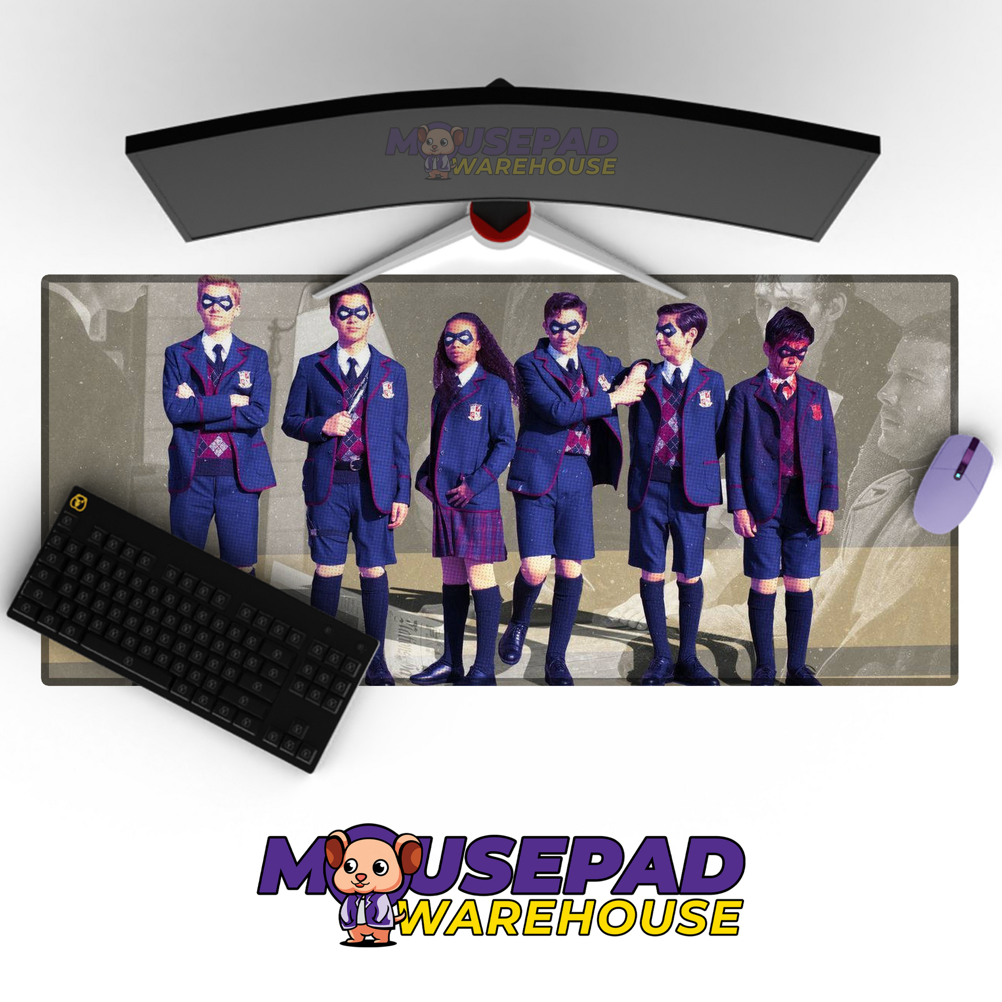 The Umbrella Academy V16 Mousepad Mockup