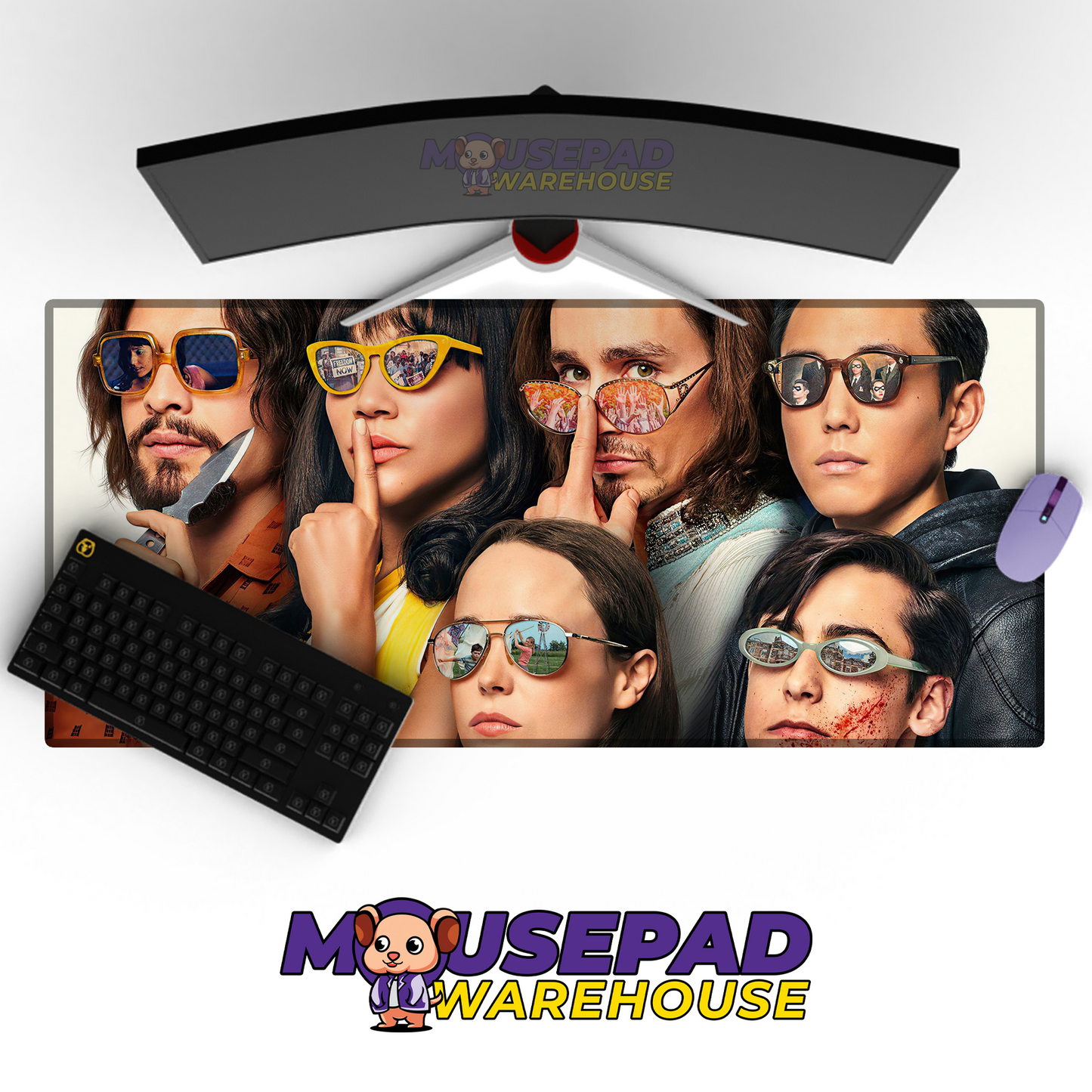 The Umbrella Academy V17 Mousepad Mockup