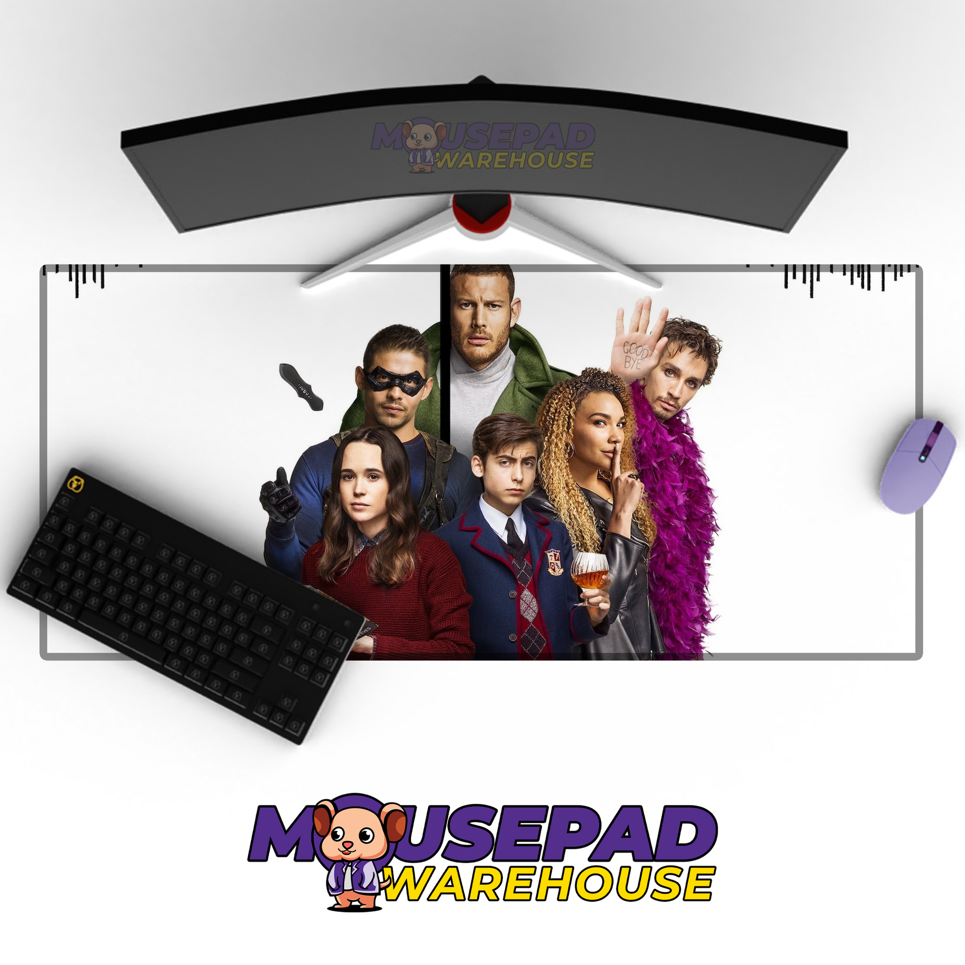 The Umbrella Academy V19 Mousepad Mockup
