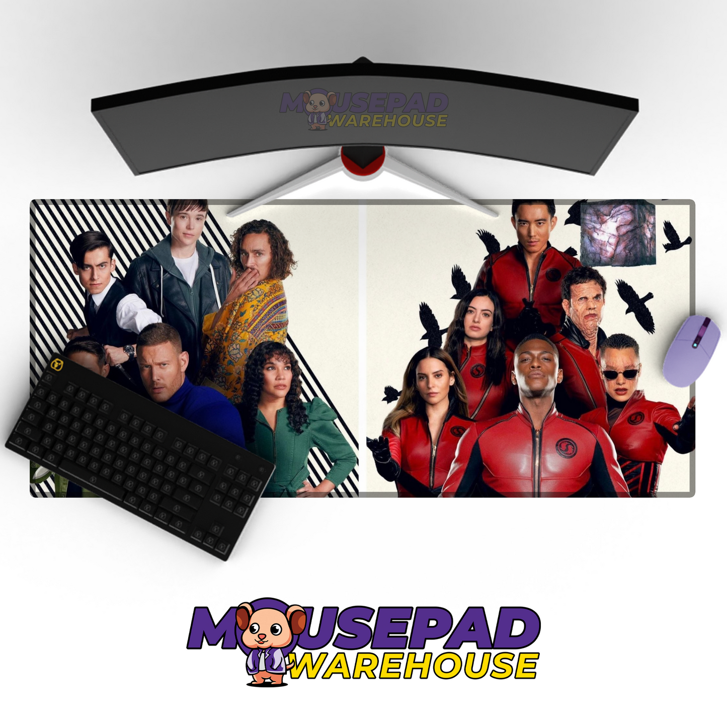 The Umbrella Academy V1 Mousepad Mockup