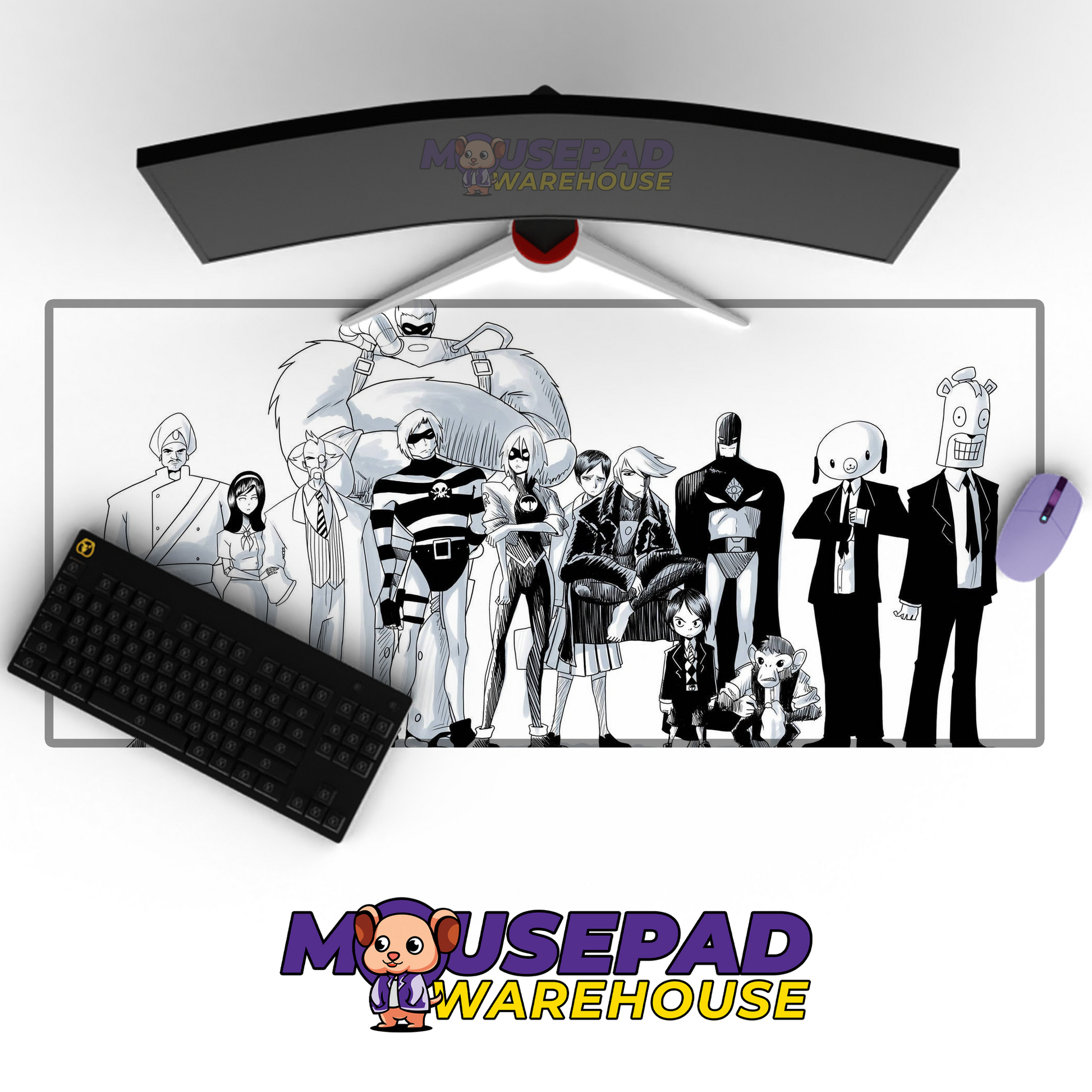 The Umbrella Academy V22 Mousepad Mockup