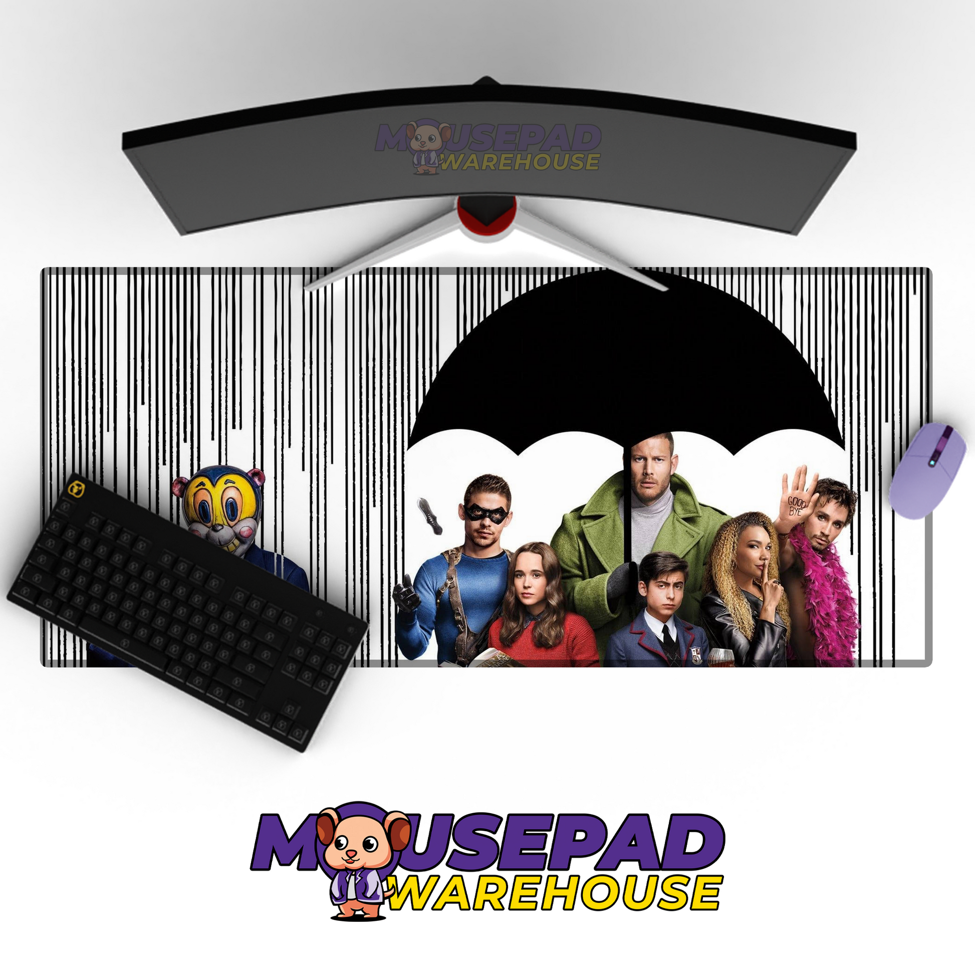 The Umbrella Academy V24 Mousepad Mockup