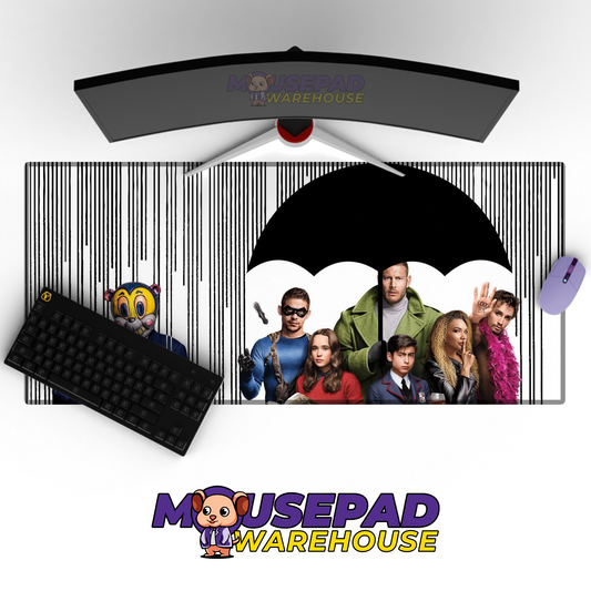 The Umbrella Academy V24 Mousepad Mockup