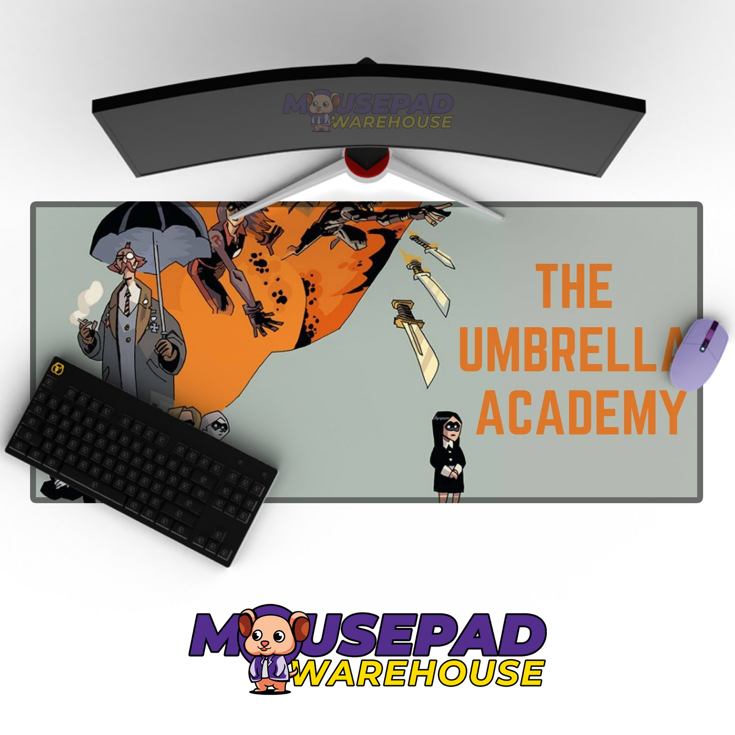 The Umbrella Academy V26 Mousepad Mockup