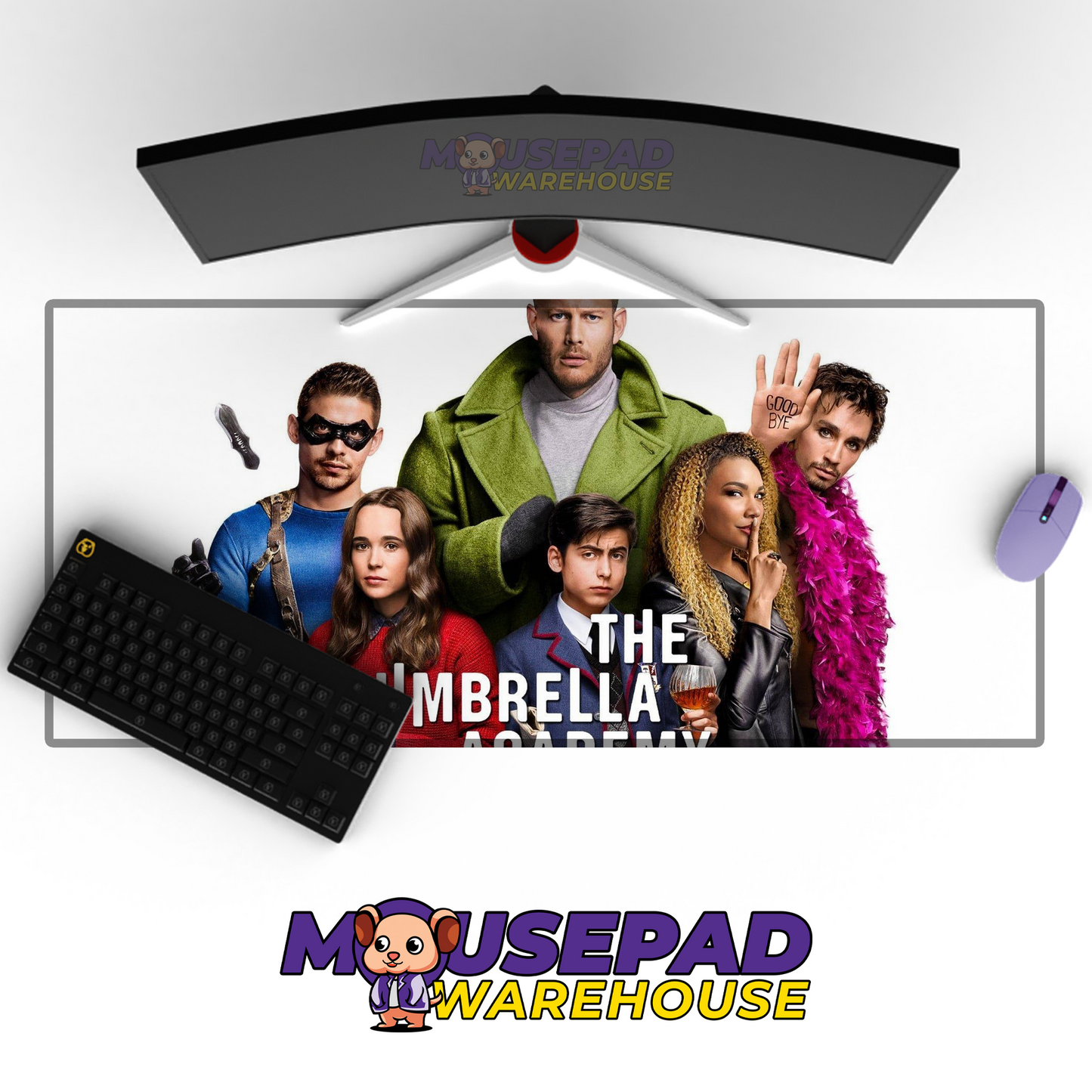 The Umbrella Academy V27 Mousepad Mockup