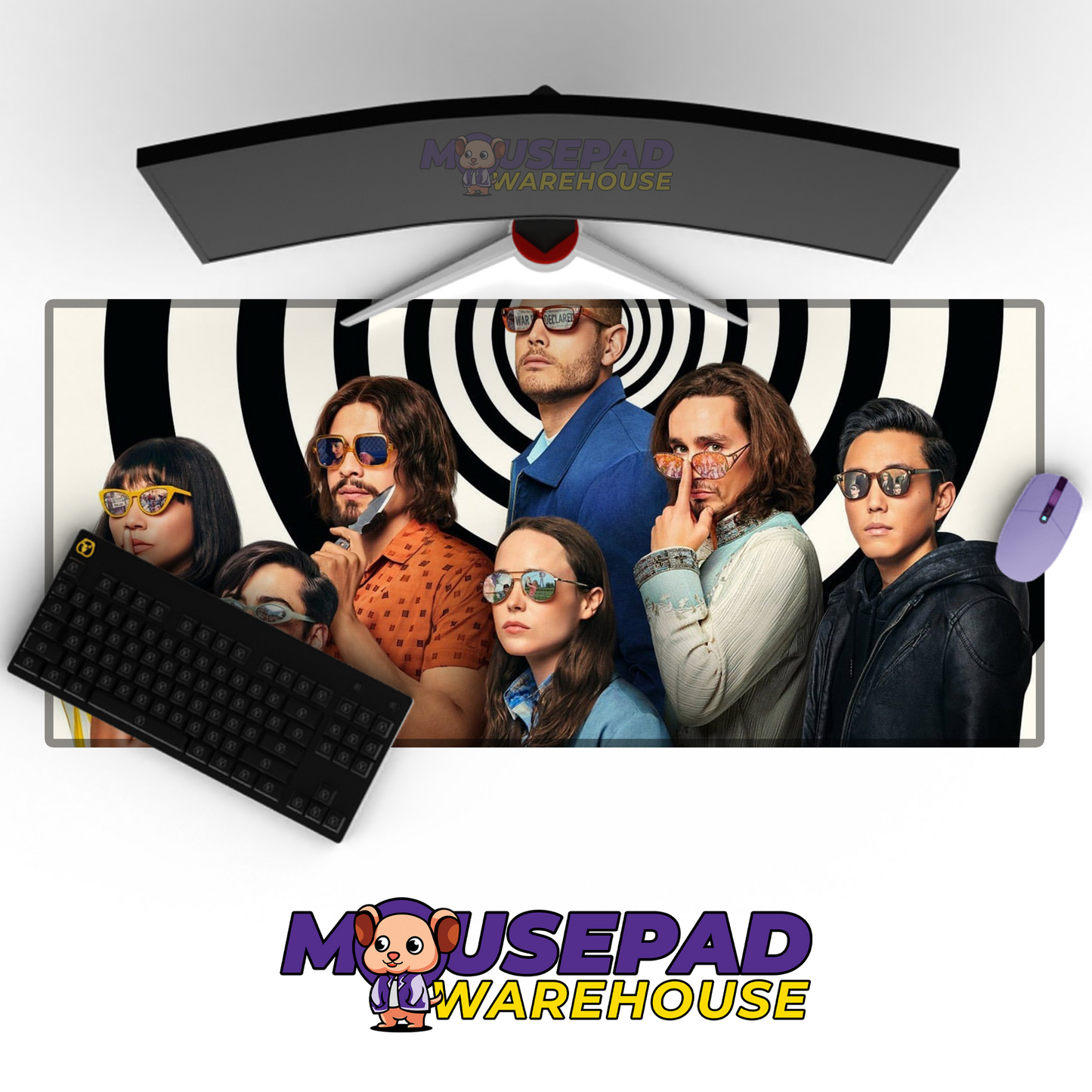 The Umbrella Academy V29 Mousepad Mockup