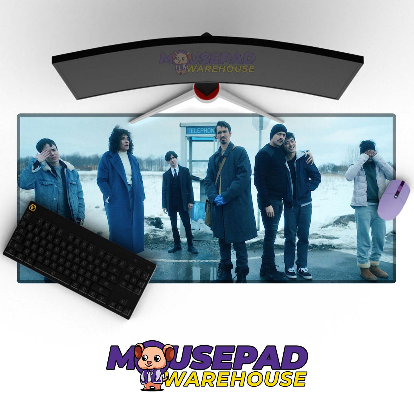 The Umbrella Academy V3 Mousepad Mockup