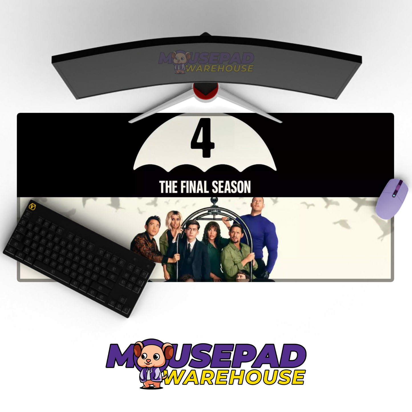 The Umbrella Academy V5 Mousepad Mockup