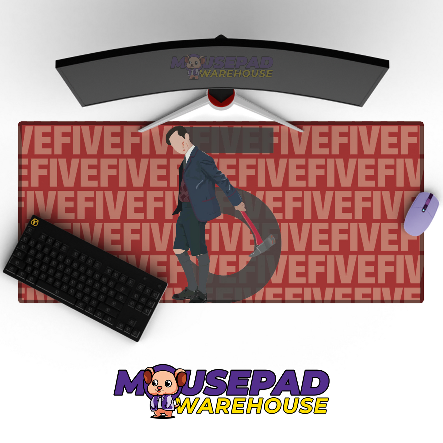 The Umbrella Academy V6 Mousepad Mockup