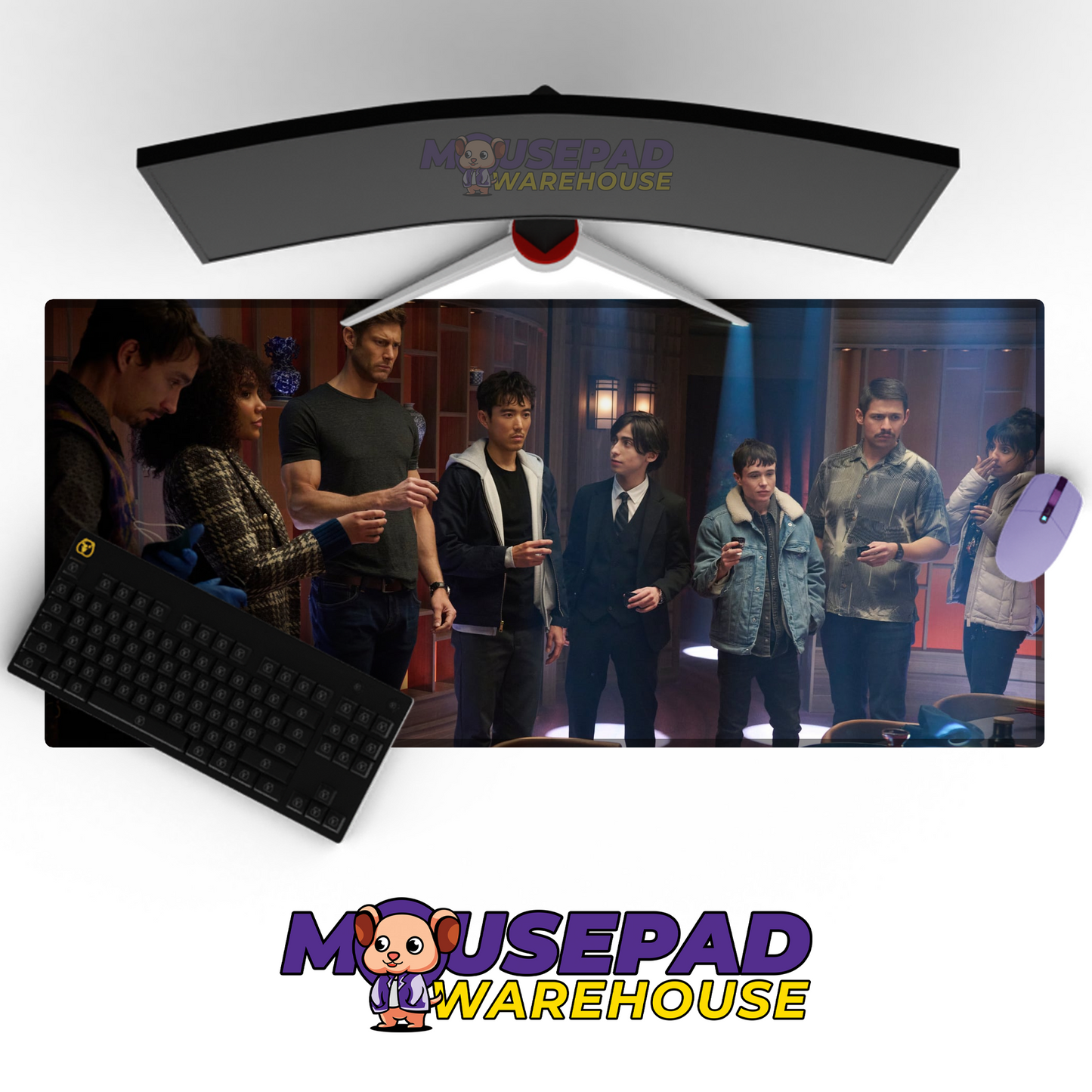 The Umbrella Academy V7 Mousepad Mockup