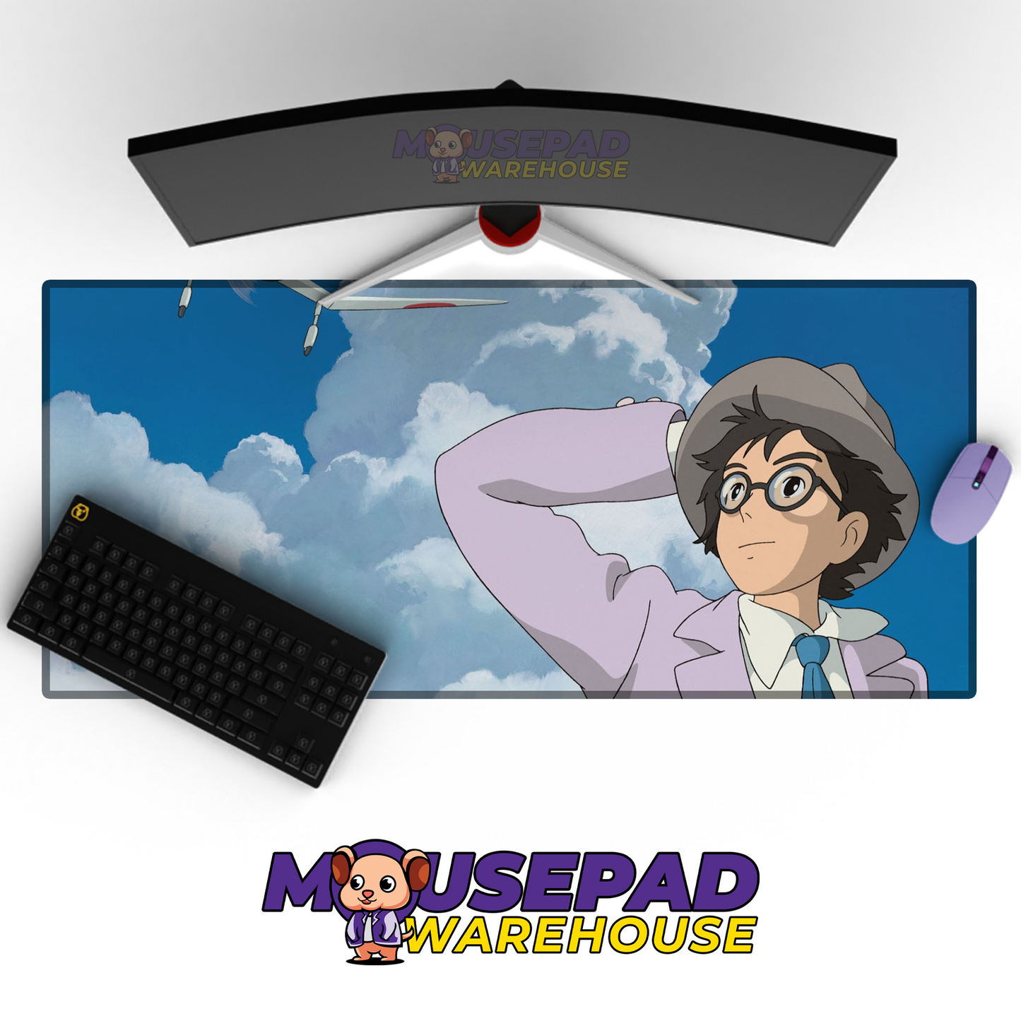 The Wind Rises V17 Mousepad Mockup