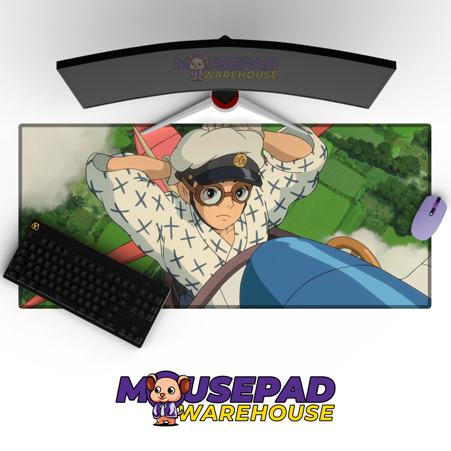 The Wind Rises V19 Mousepad Mockup