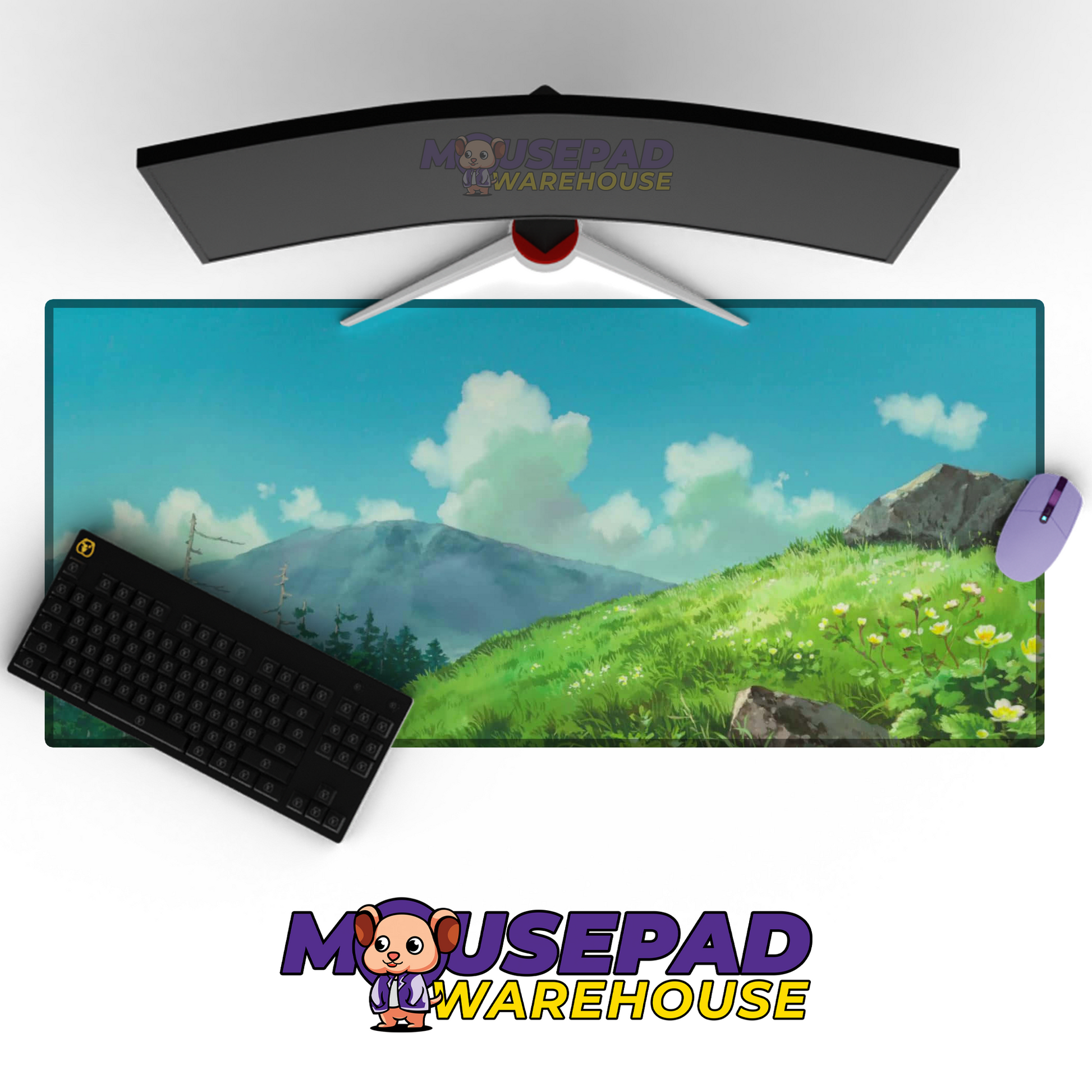 The Wind Rises V4 Mousepad Mockup