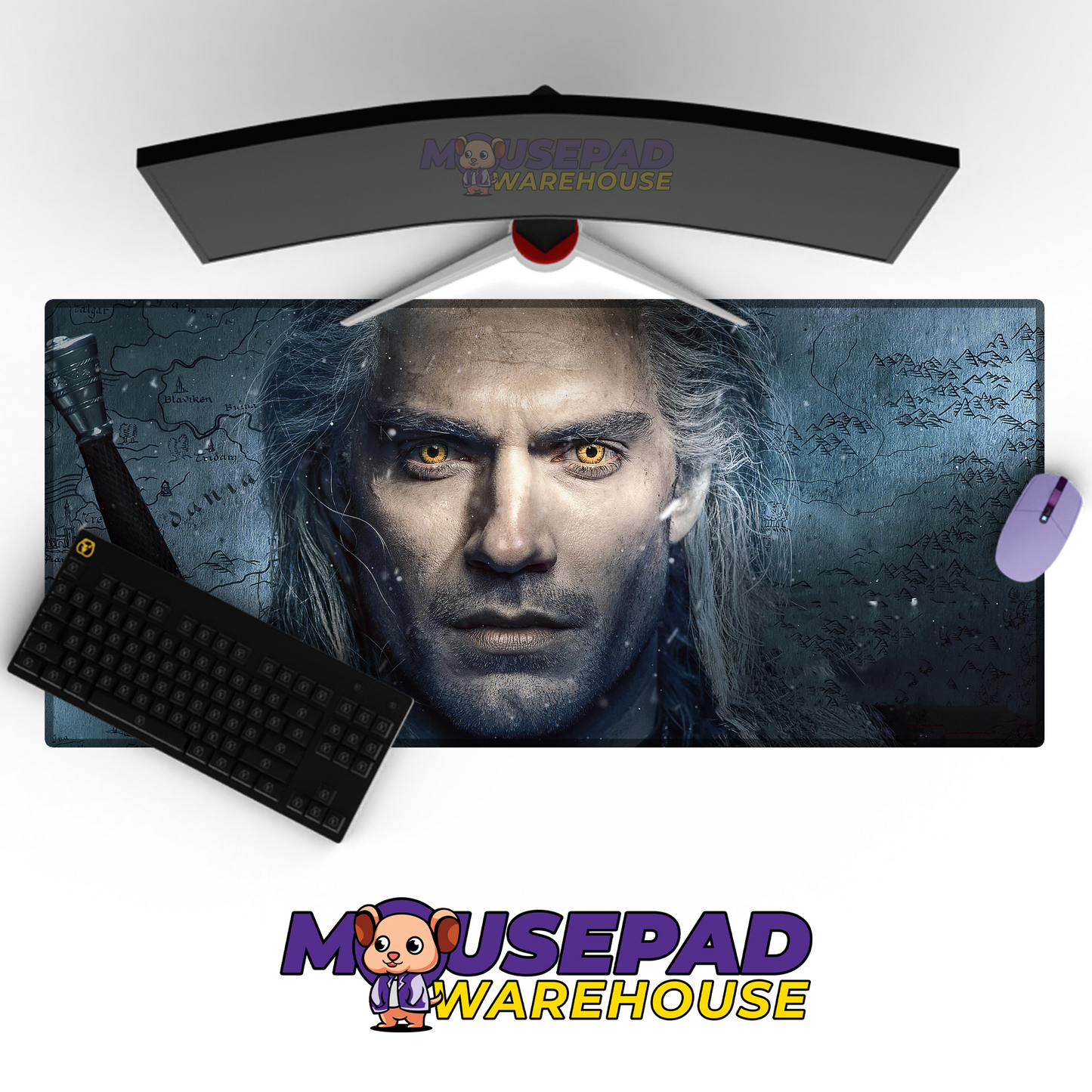 The Witcher V10 Mousepad Mockup