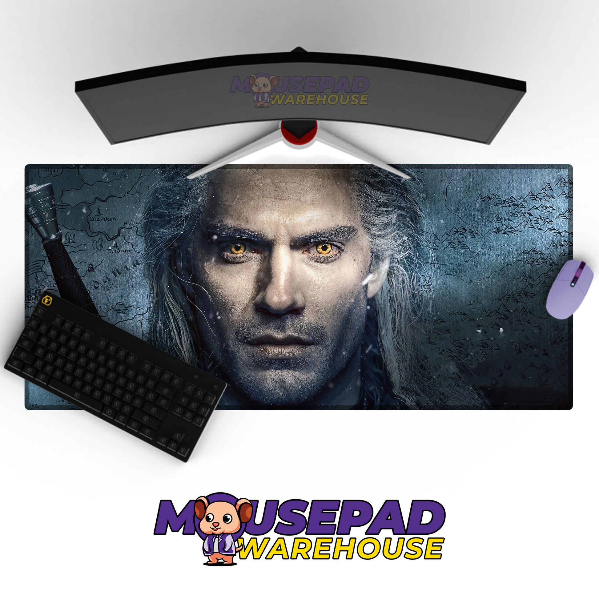 The Witcher V10 Mousepad Mockup