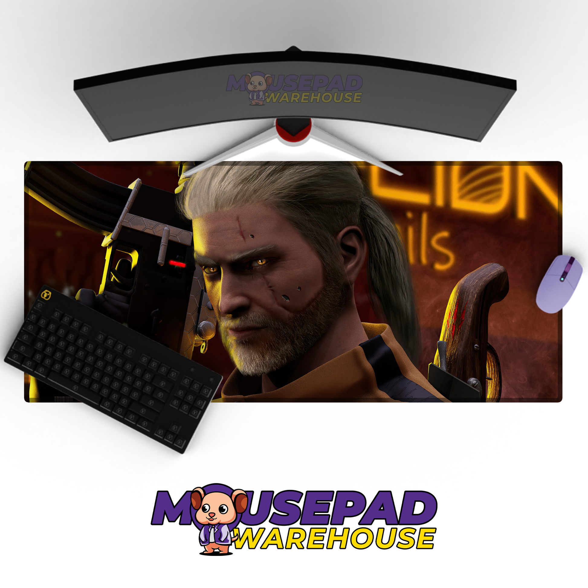 The Witcher V11 Mousepad Mockup