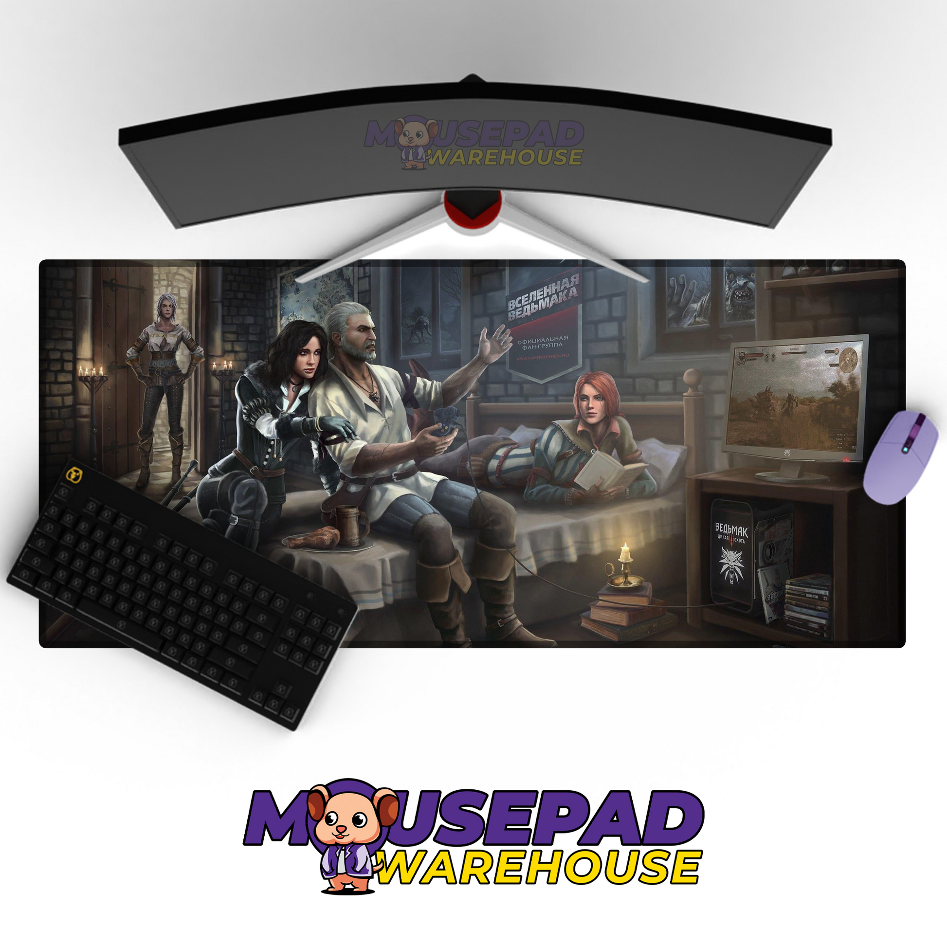 The Witcher V12 Mousepad Mockup
