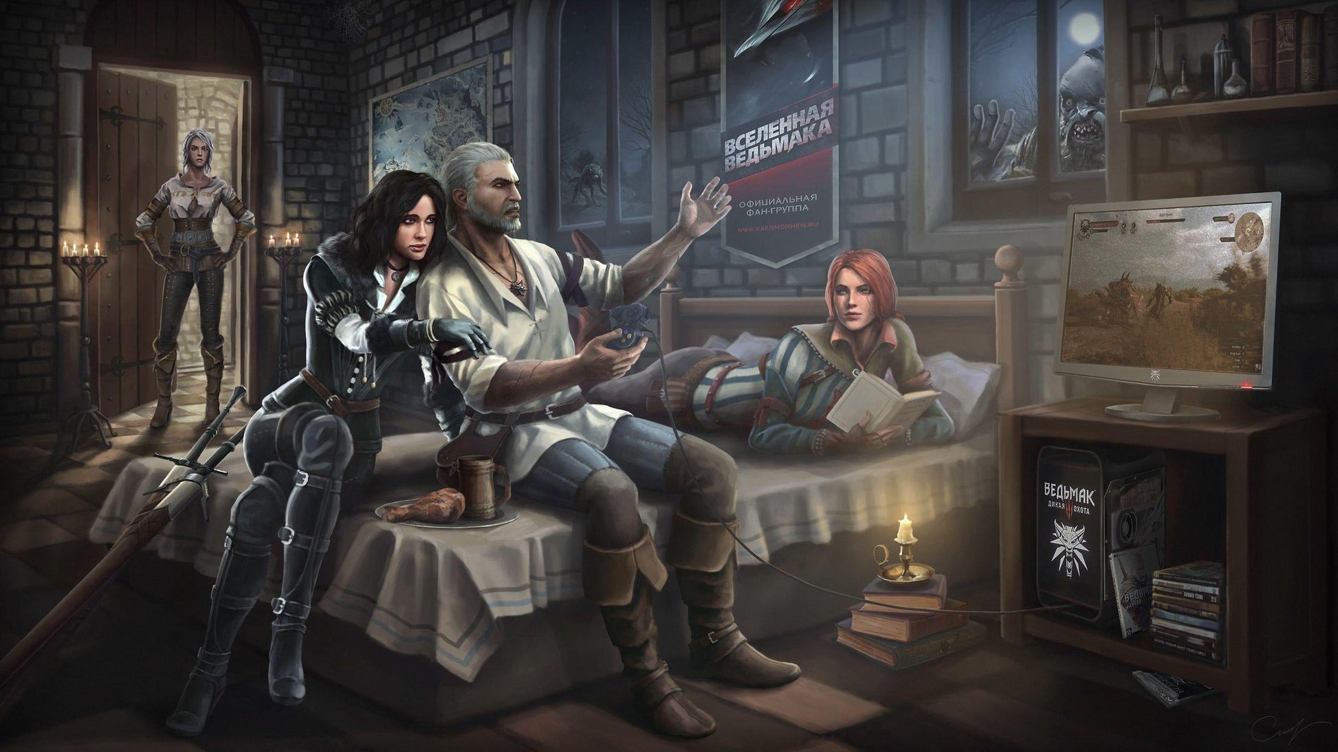 The Witcher V12 Mousepad