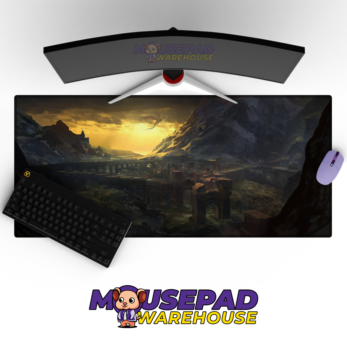 The Witcher V13 Mousepad Mockup