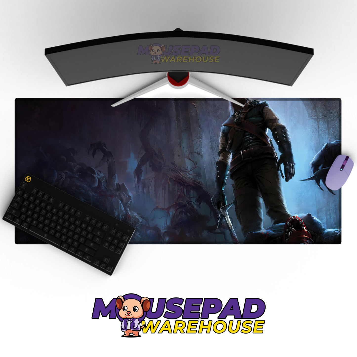 The Witcher V17 Mousepad Mockup