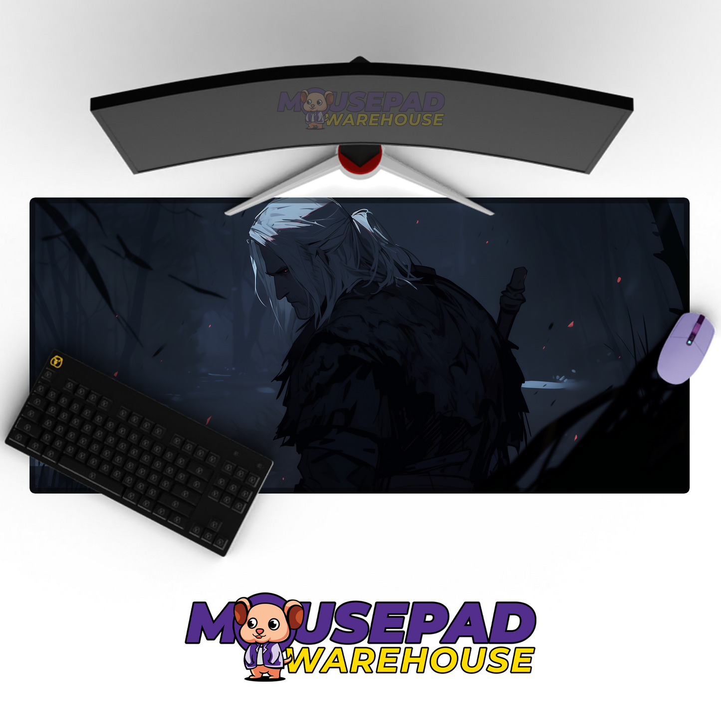 The Witcher V18 Mousepad Mockup