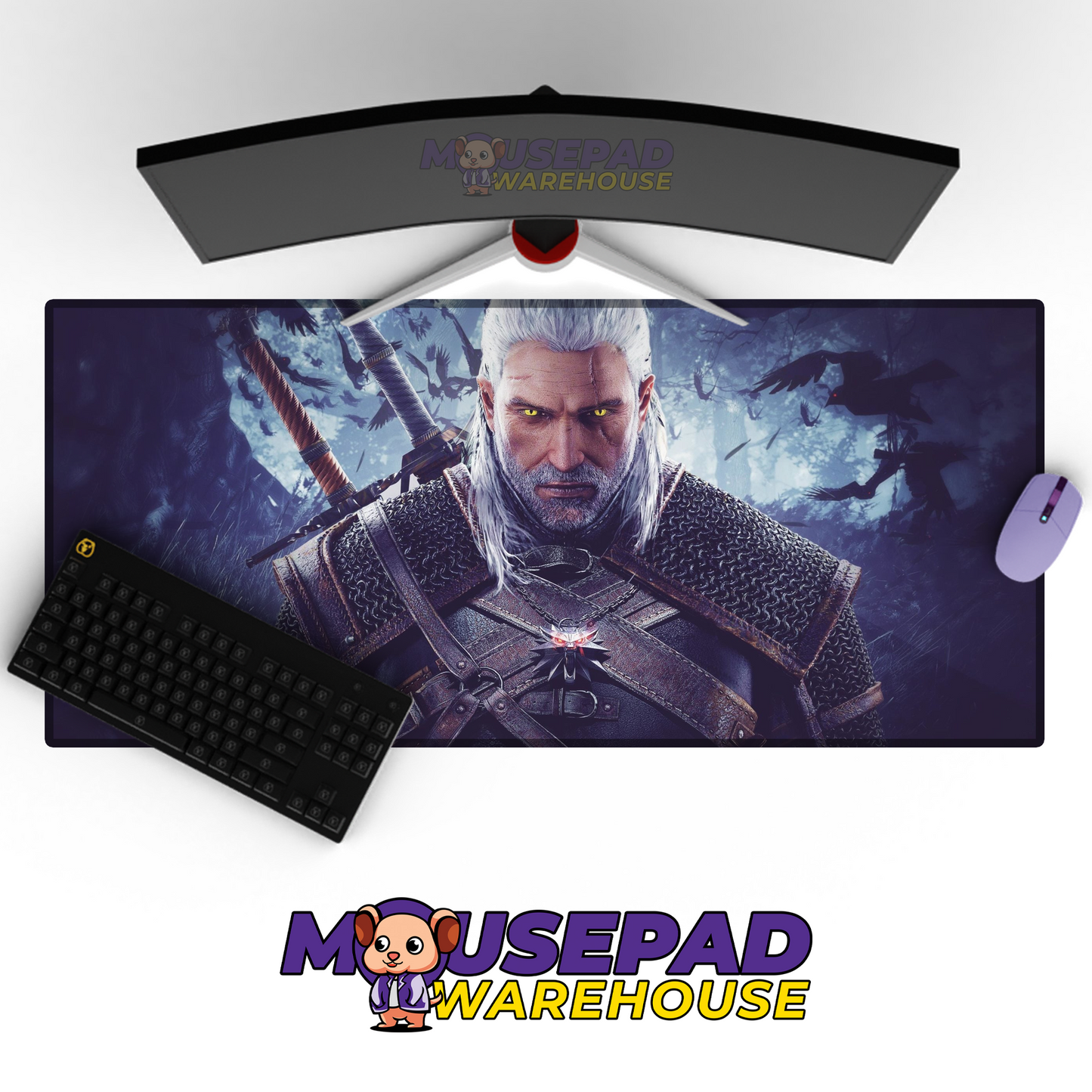 The Witcher V21 Mousepad Mockup