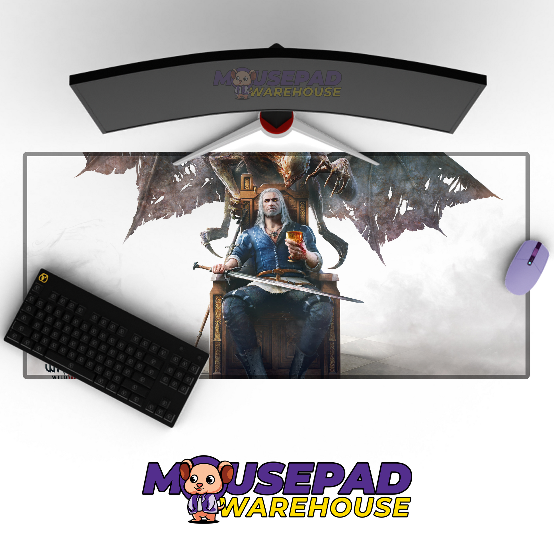 The Witcher V23 Mousepad Mockup