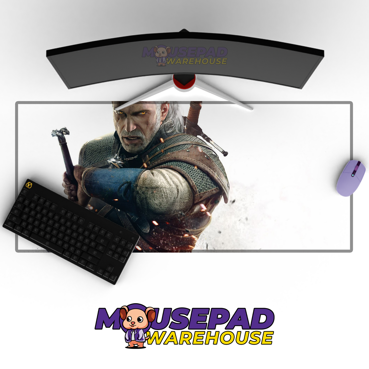 The Witcher V25 Mousepad Mockup