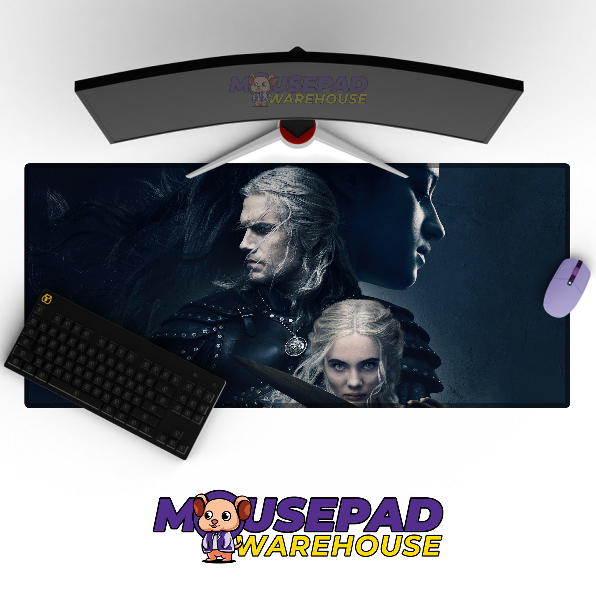 The Witcher V27 Mousepad Mockup