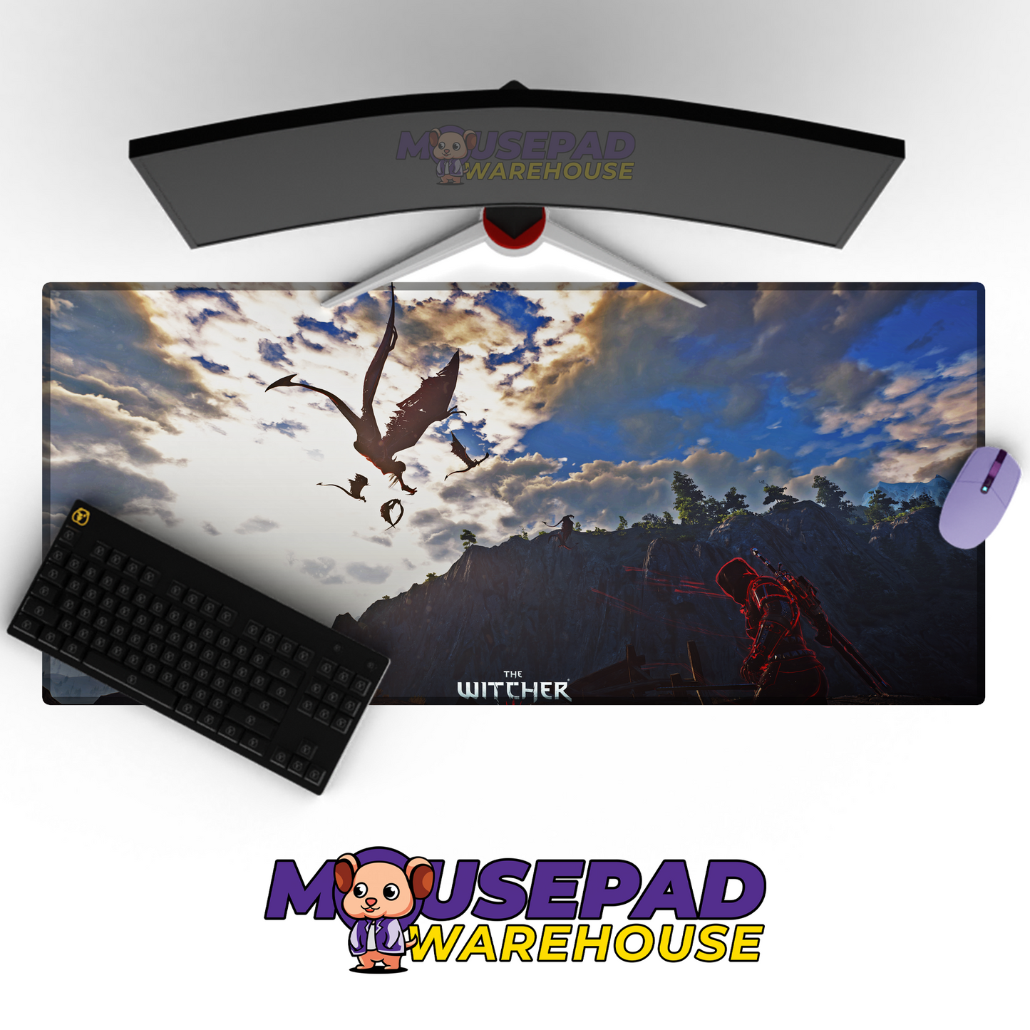 The Witcher V2 Mousepad Mockup