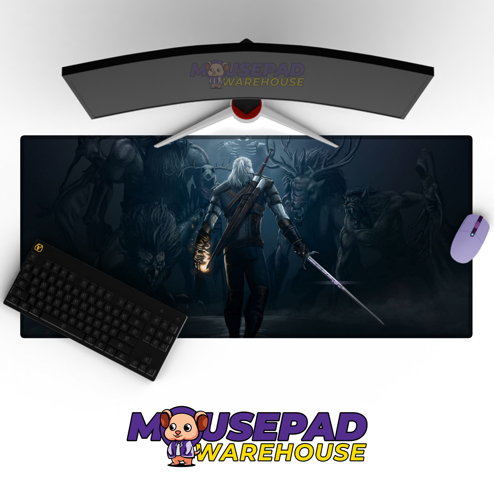 The Witcher V30 Mousepad Mockup