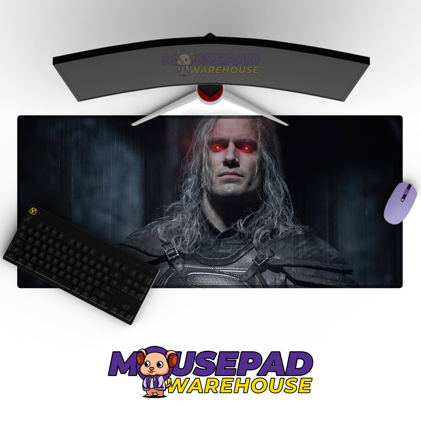 The Witcher V3 Mousepad Mockup