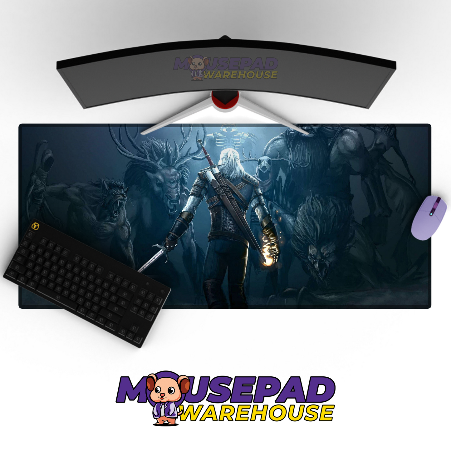 The Witcher V6 Mousepad Mockup