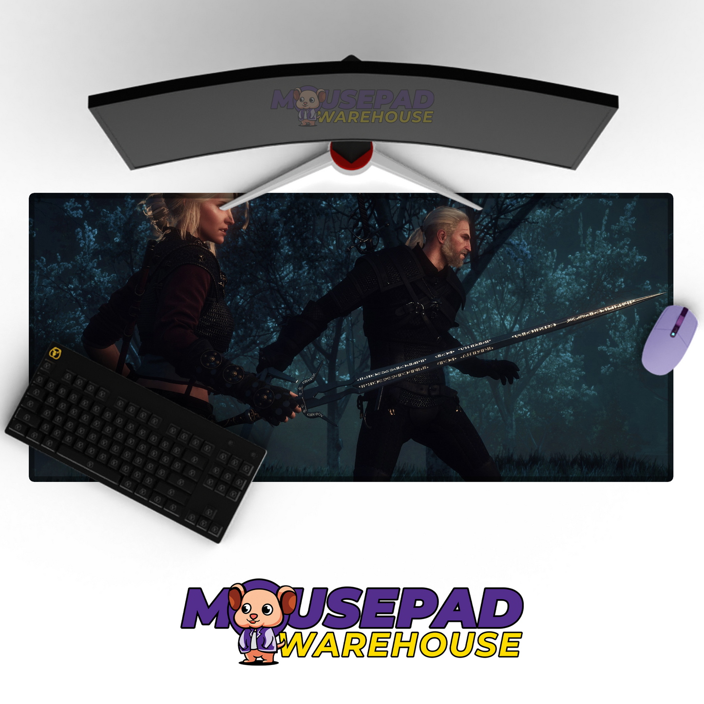 The Witcher V7 Mousepad Mockup
