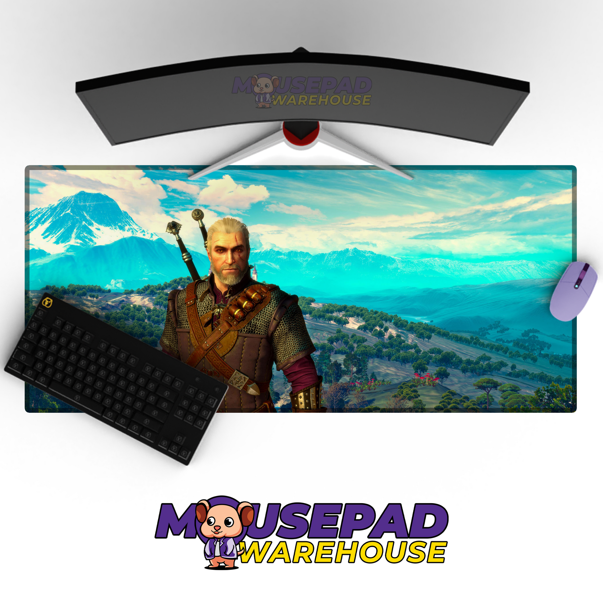 The Witcher V8 Mousepad Mockup