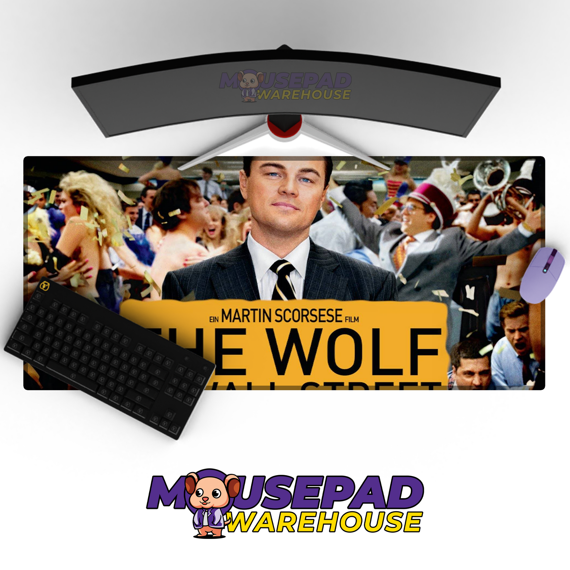 The Wolf of Wall Street V11 Mousepad Mockup