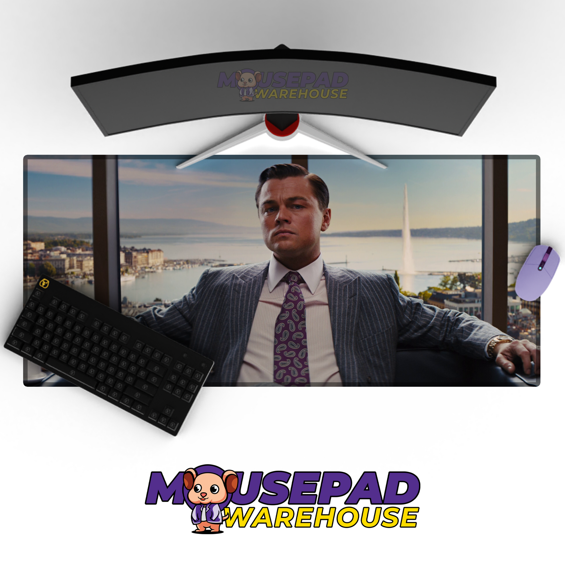 The Wolf of Wall Street V12 Mousepad Mockup
