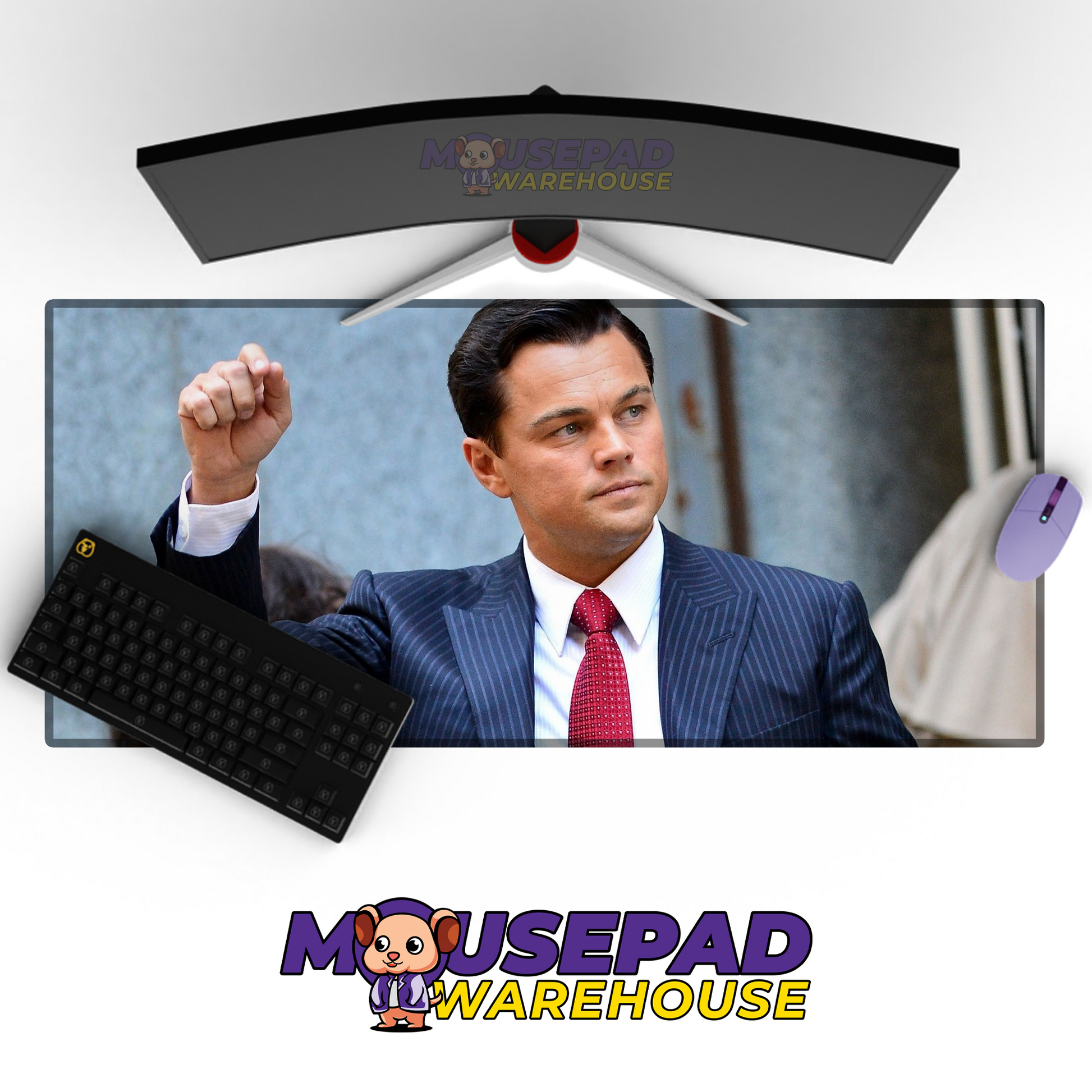 The Wolf of Wall Street V14 Mousepad Mockup