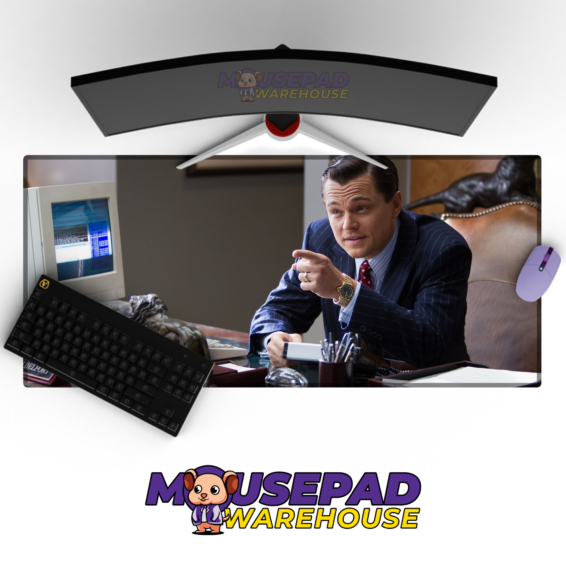 The Wolf of Wall Street V15 Mousepad Mockup