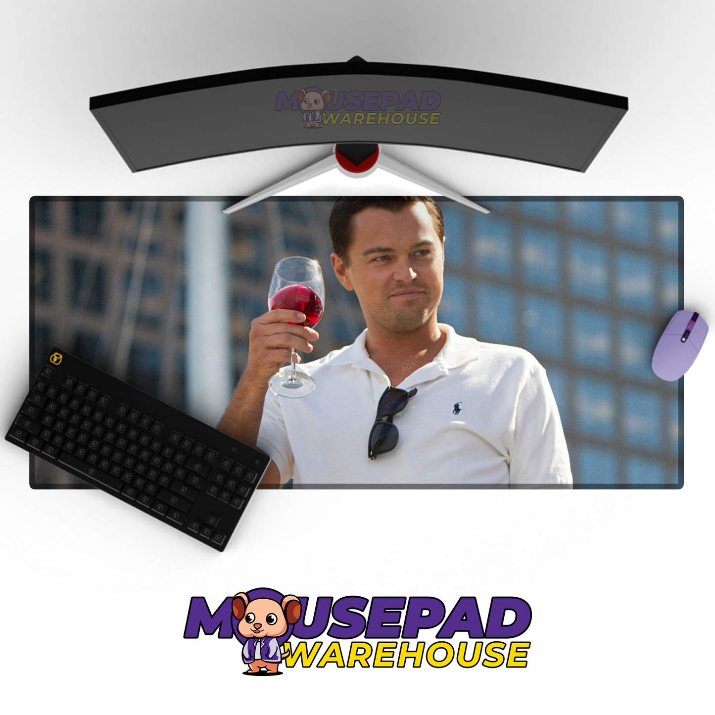The Wolf of Wall Street V16 Mousepad Mockup