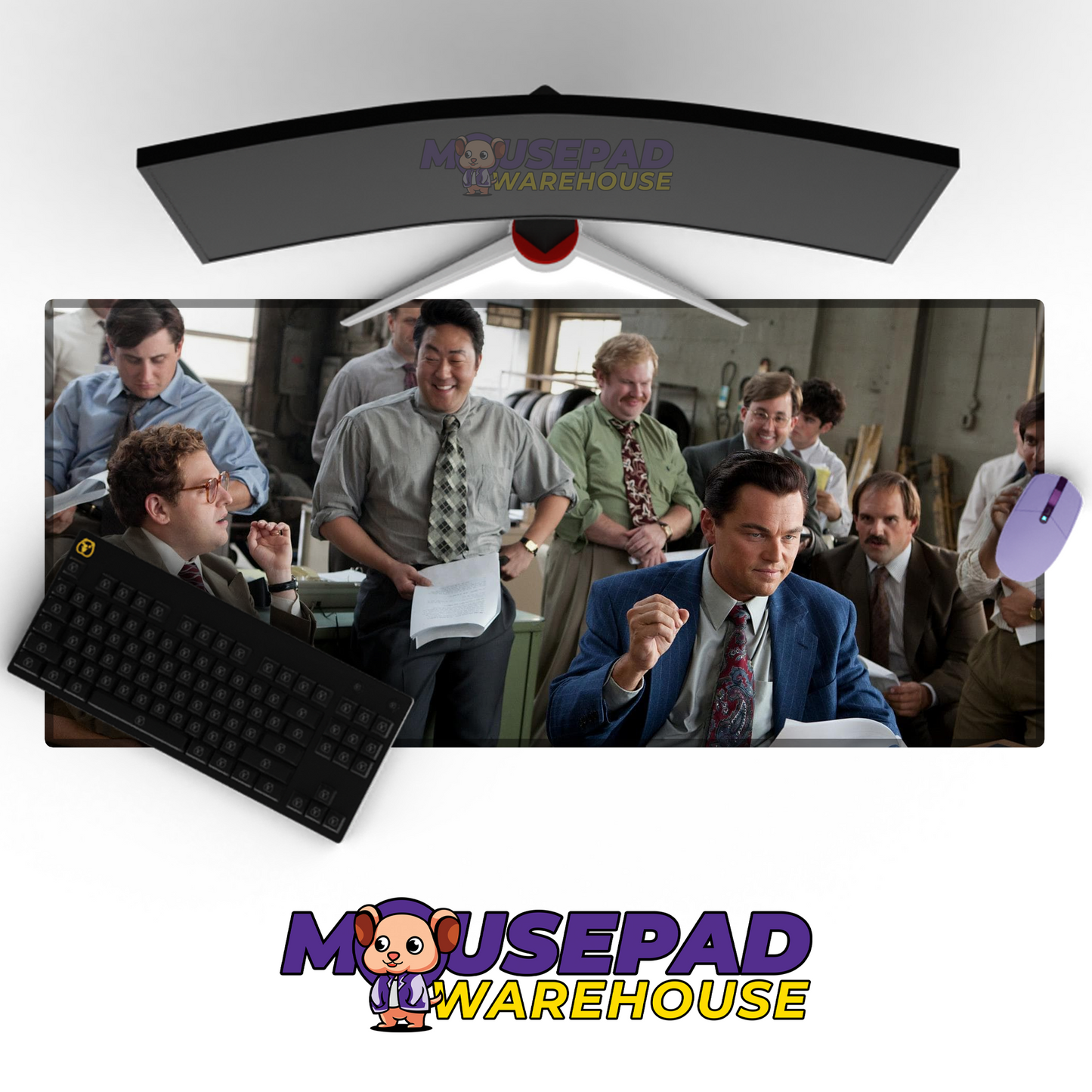The Wolf of Wall Street V17 Mousepad Mockup