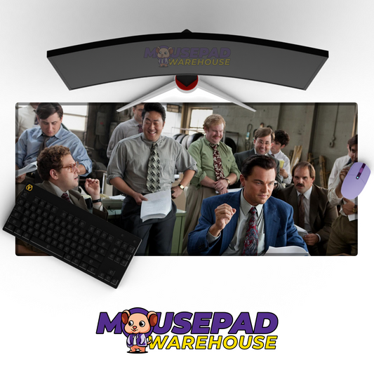 The Wolf of Wall Street V17 Mousepad Mockup
