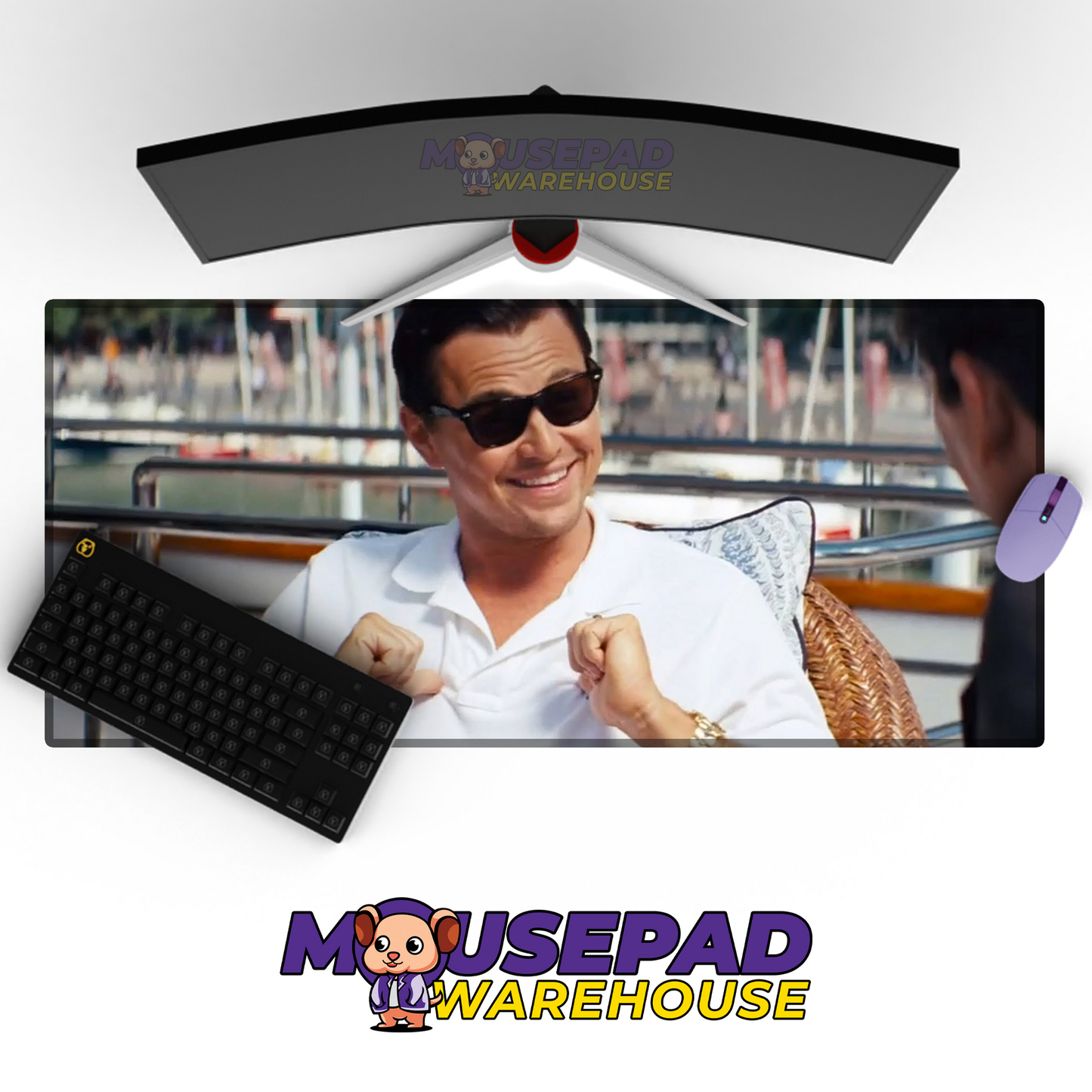 The Wolf of Wall Street V18 Mousepad Mockup
